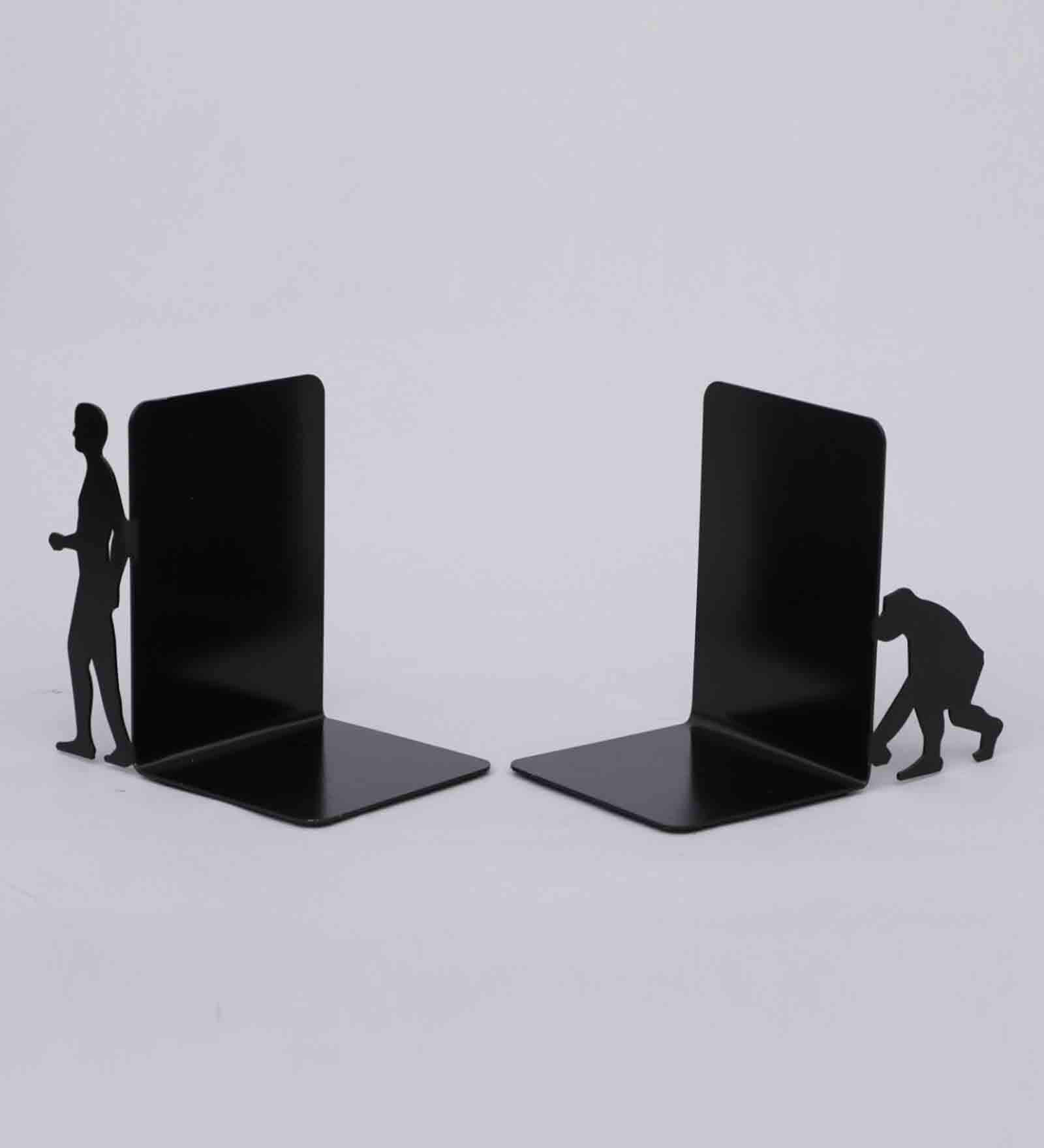 Evolution Black Iron Bookend